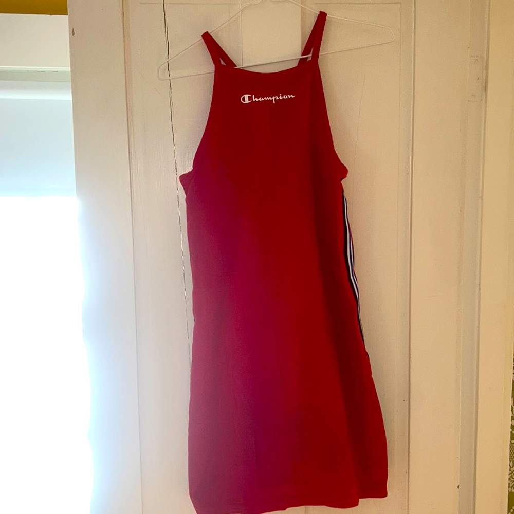 Red champion dress. Like new. Size xs